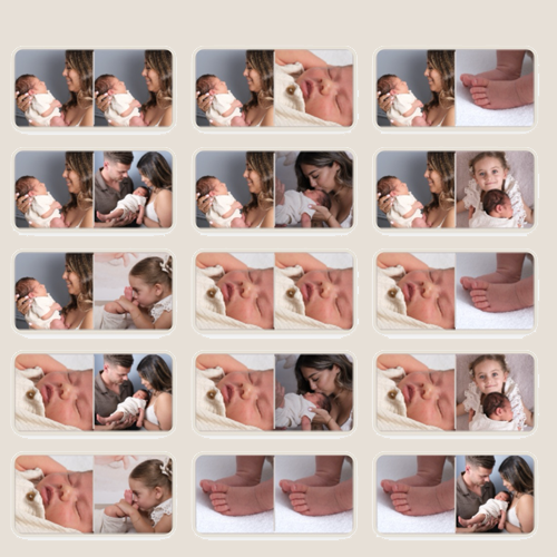 Dominospel helemaal met eigen foto's