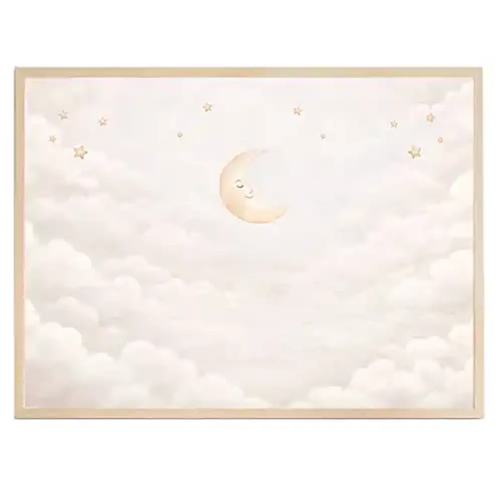 Behangposter Moon Dreams met lijst, 80x60 cm