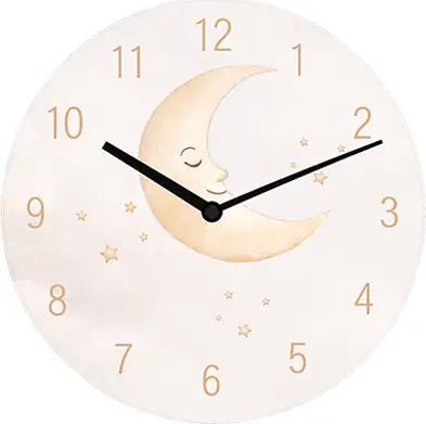 Geboorteklok Moon Dreams thema