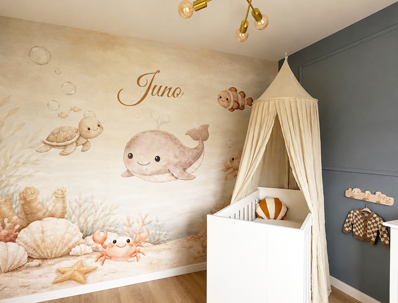 Gepersonaliseerde kinderkamer met naam, jouwkinderkamer.nl