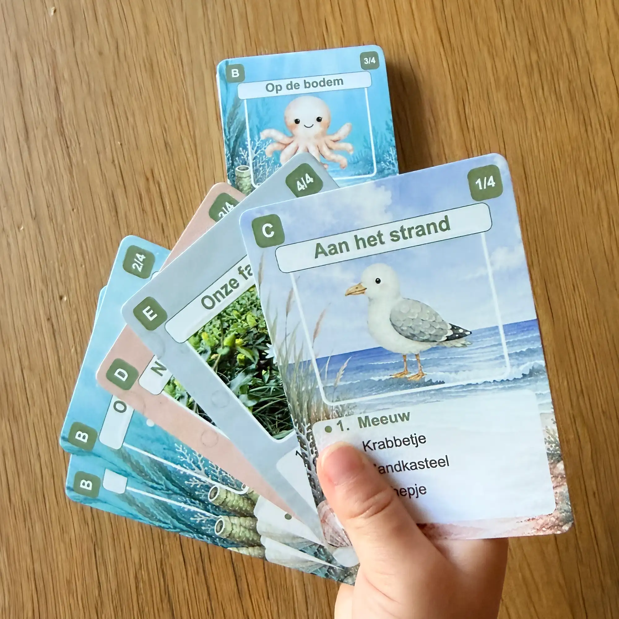 Gepersonaliseerd kwartetspel met naam, te bestellen op jouwkinderkamer.nl