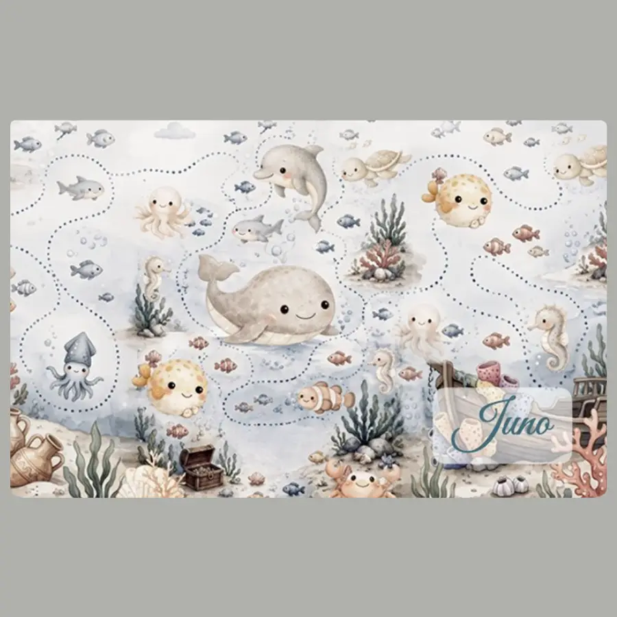Speel- en leermat Ocean Dream-thema, 95x150 cm PVC