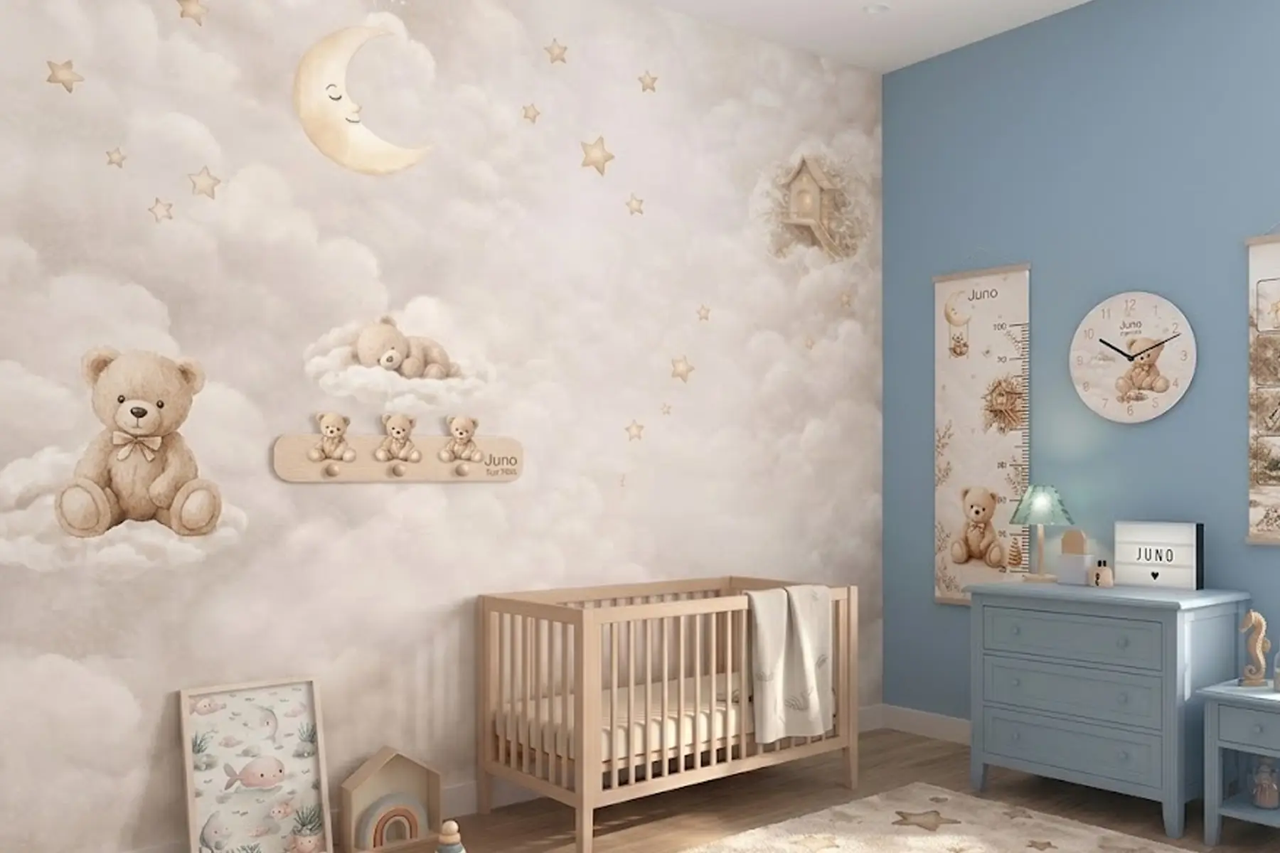 Teddy Dreams babykamer met naam