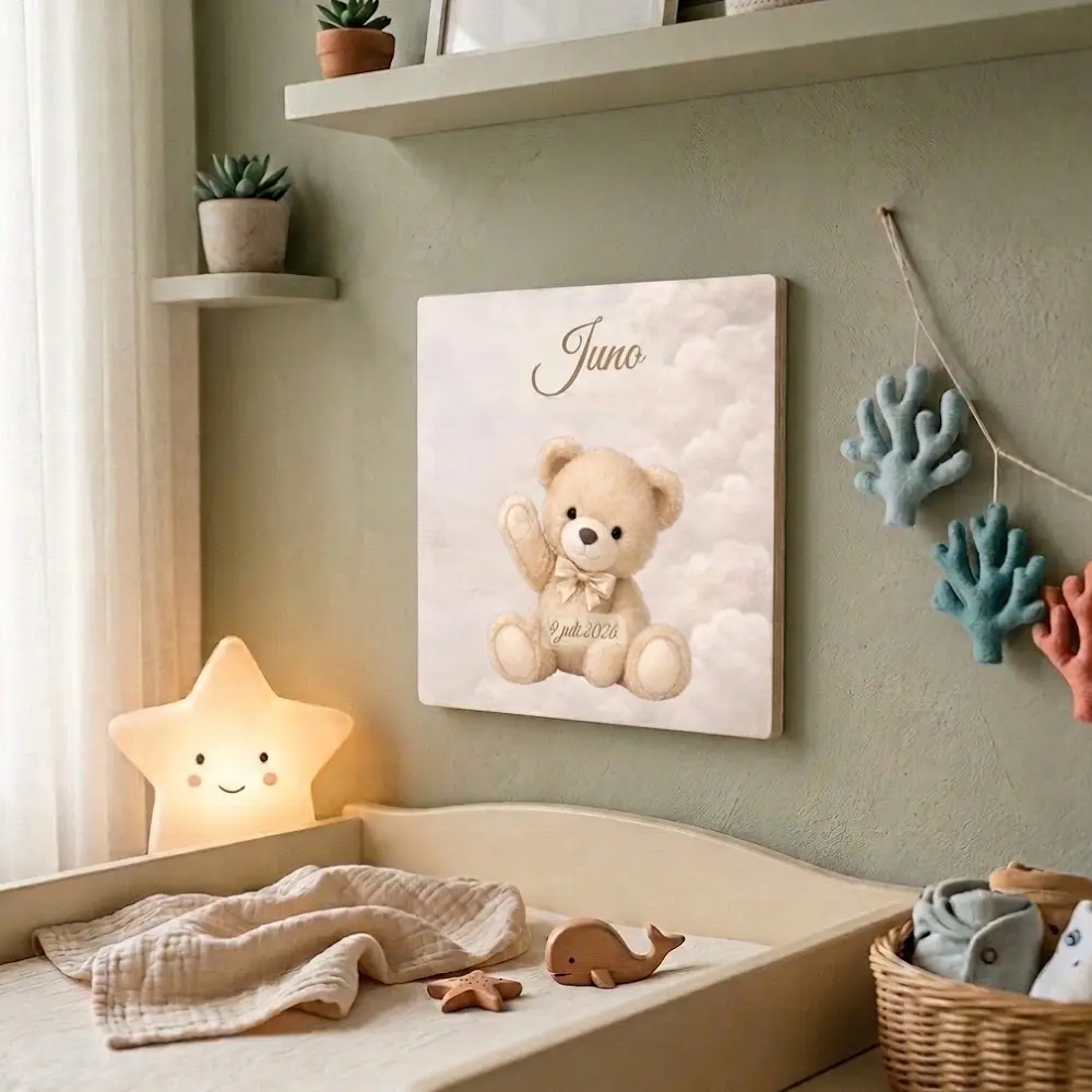 Teddy Dreams geboortetegel met naam